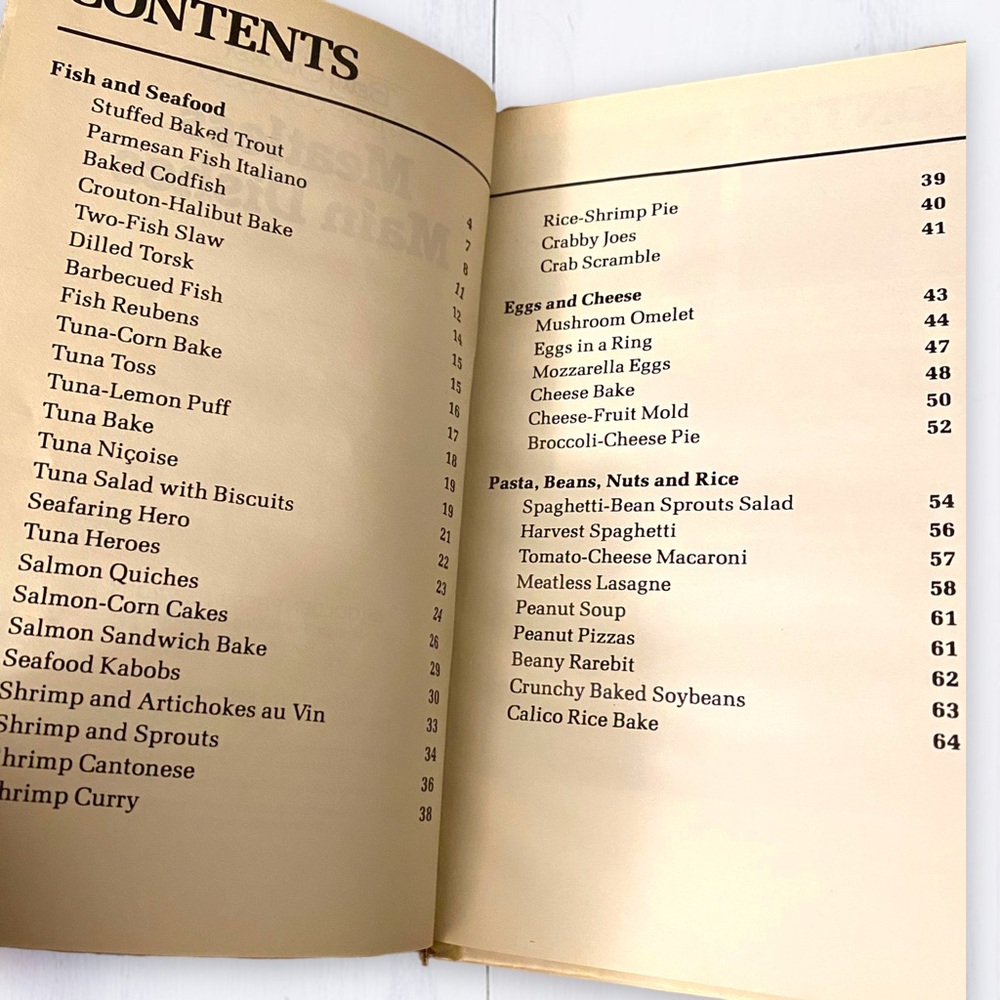 Book Betty Crocker - Meatless Main Dishes Cookbook 1982 - Picture 5 of 6